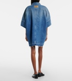 Givenchy Oversized polo denim minidress