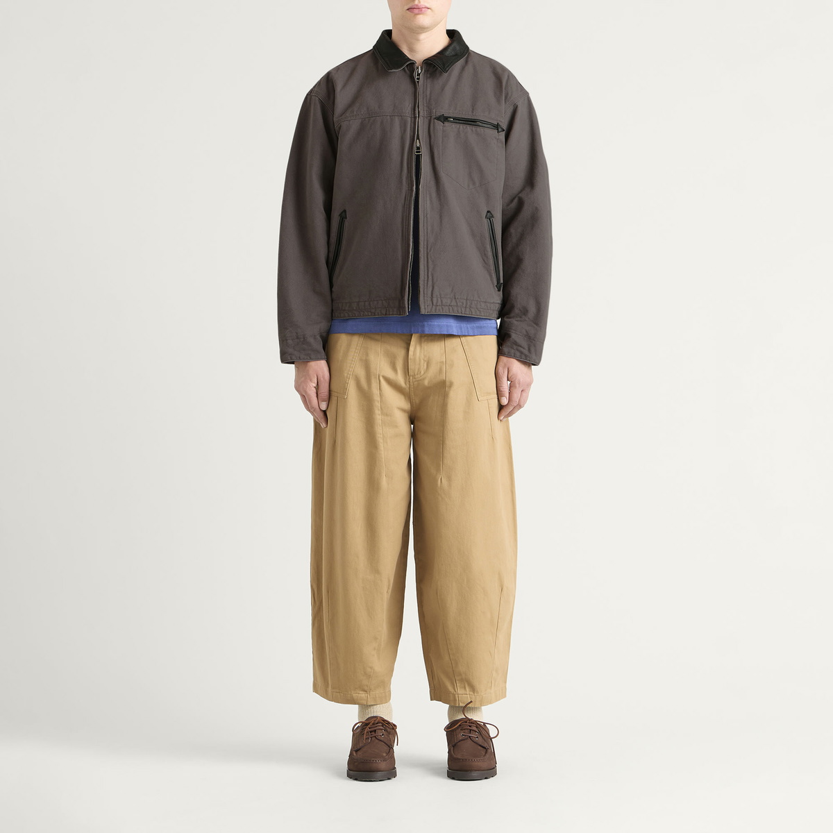 FrizmWORKS Men's Heavy Canvas Work Jacket in Mud
