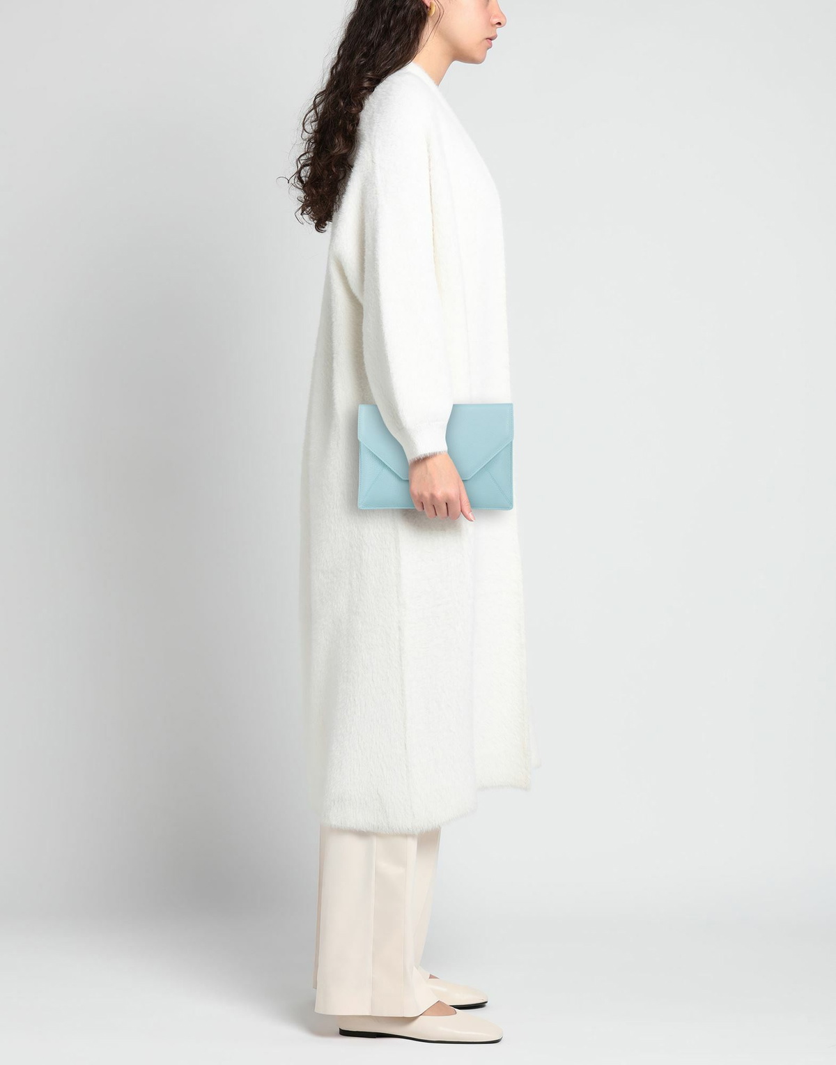 Trussardi Womens Clutch Sky in Blue