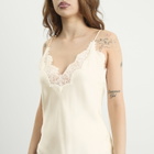 Róhe Women's Lace Silk Camisole in Cream