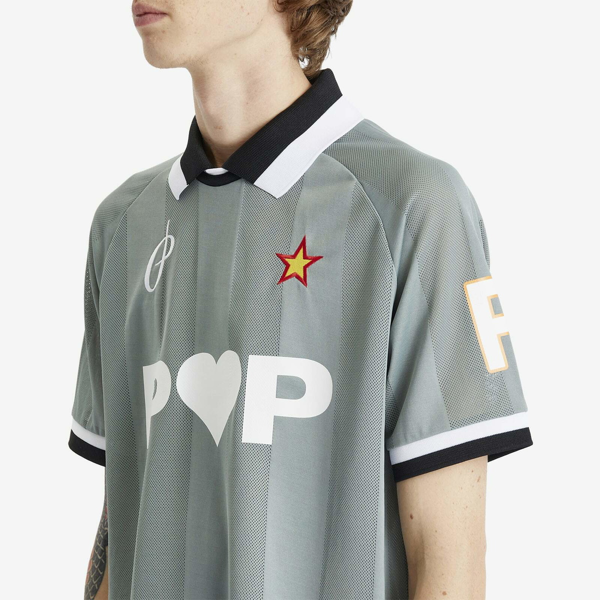 Pop Trading Company Men's Sportif Football Jersey in Stormy Sea
