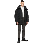 Cornerstone Black Down Hooded Jacket