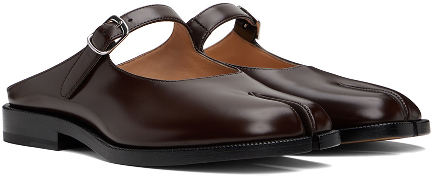 Maison Margiela Brown Tabi City Mary-Jane Mules Maison Margiela