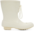 Undercover White Rain Boots
