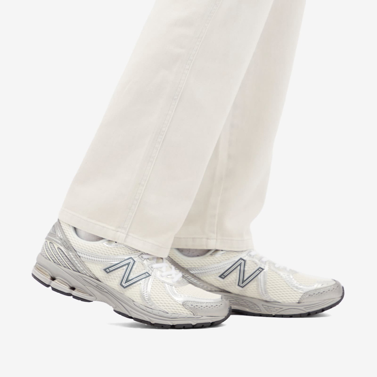 New Balance ♥ 860v2 llic Silver New Balance 860v2 Silver Leather Sneaker Pack | Hypebeast
