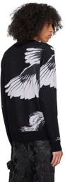 AMIRI Black Pegasus Sweater