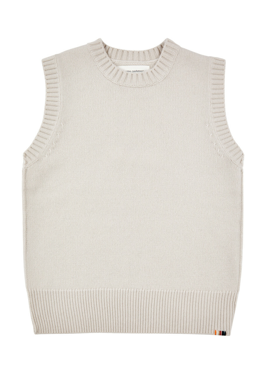 Extreme Cashmere N°252 Layer Cashmere Vest - Cream - One Size