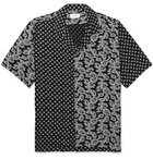 Rhude - Camp-Collar Printed Woven Shirt - Black