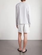 TEKLA - Organic Cotton-Jersey T-Shirt - Gray