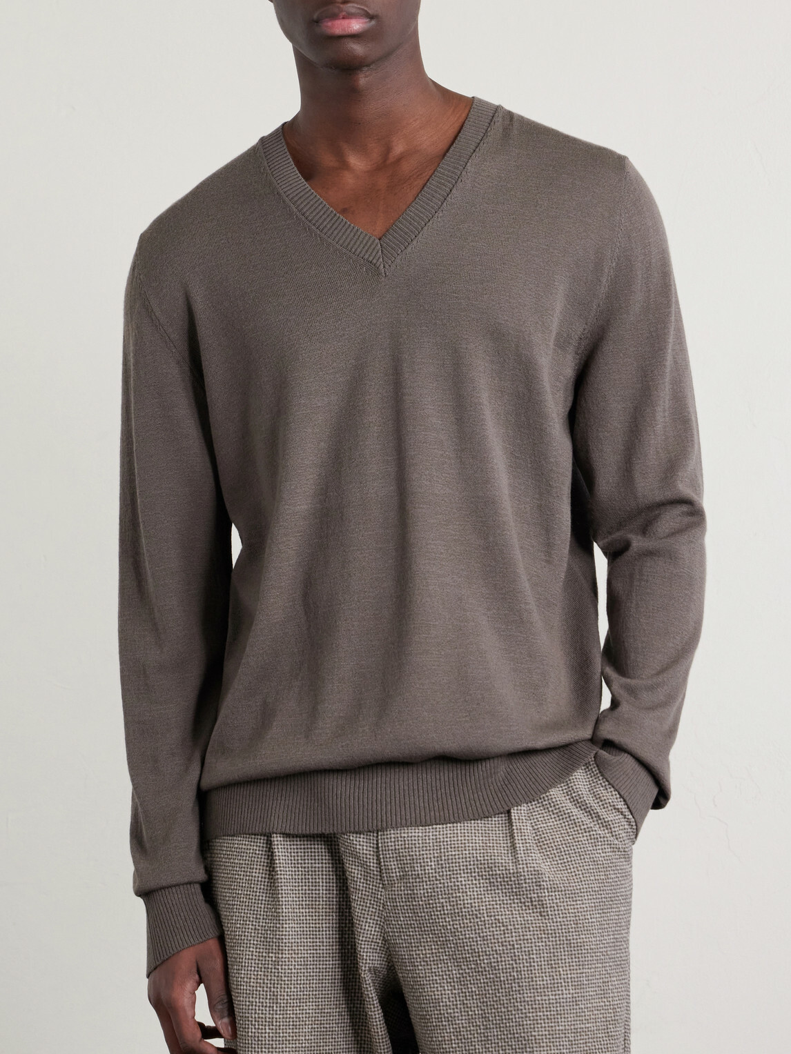 De Bonne Facture - Saxophonist Wool Sweater - Brown