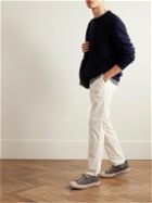 NN07 - Theo 1322 Straight-Leg Organic Cotton-Blend Corduroy Trousers - White