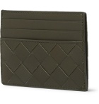 Bottega Veneta - Intrecciato Leather Cardholder - Green