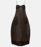 Róhe Silk organza midi dress