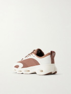 LOEWE - On Cloudsolo Rubber-Trimmed Mesh Sneakers - Brown