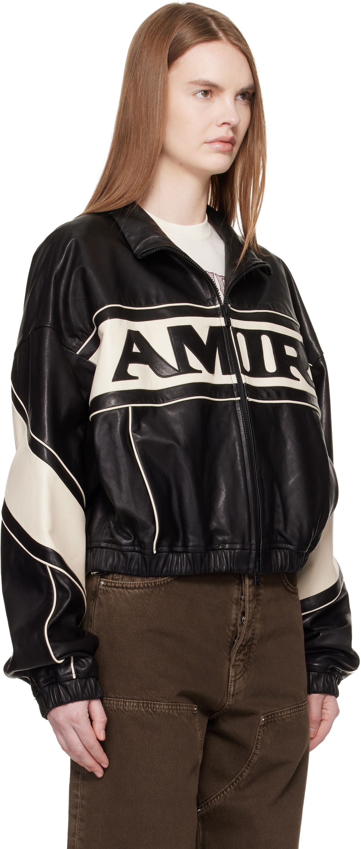 AMIRI Black AMIRI Sport Leather Jacket