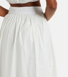 Bananhot Alba cotton poplin midi skirt