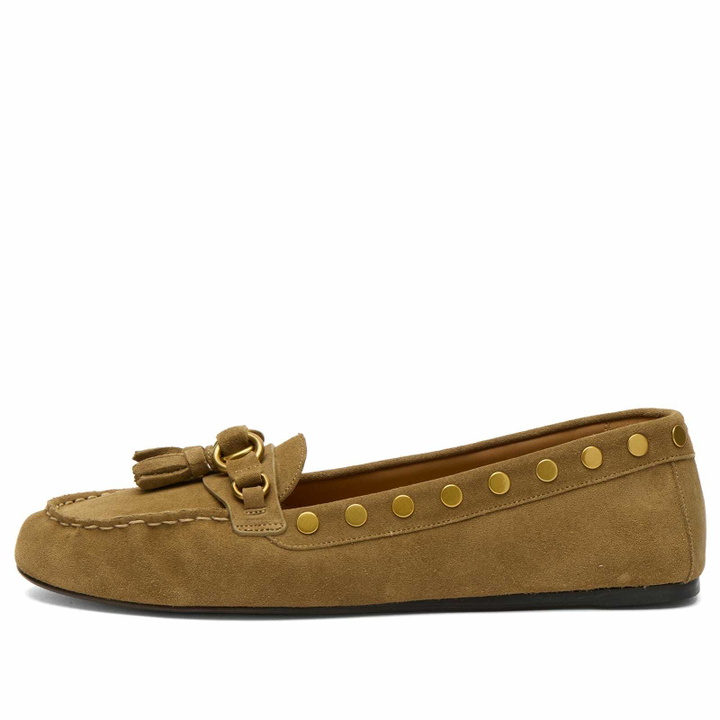 Photo: Isabel Marant Women's Faxel Mocassins in Taupe