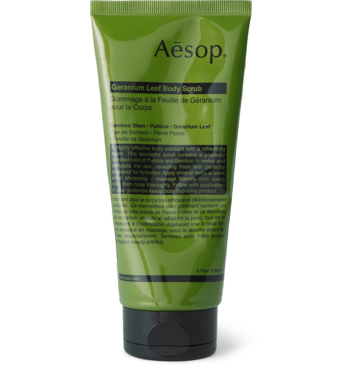 Photo: Aesop - Geranium Leaf Body Scrub, 180ml - Green