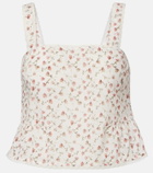 Posse Charlotte floral cotton top