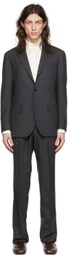 Ring Jacket Gray Wool Suit