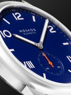 NOMOS Glashütte - Club Campus 38.5 Hand-Wound Stainless Steel and Alcantara® Watch, Ref. No. 722.GB