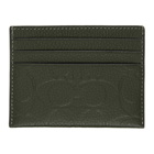 Coach 1941 Green Leather Signature Card Holder