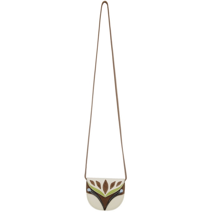 Photo: Lanvin Off-White and Brown Small Mask Bag