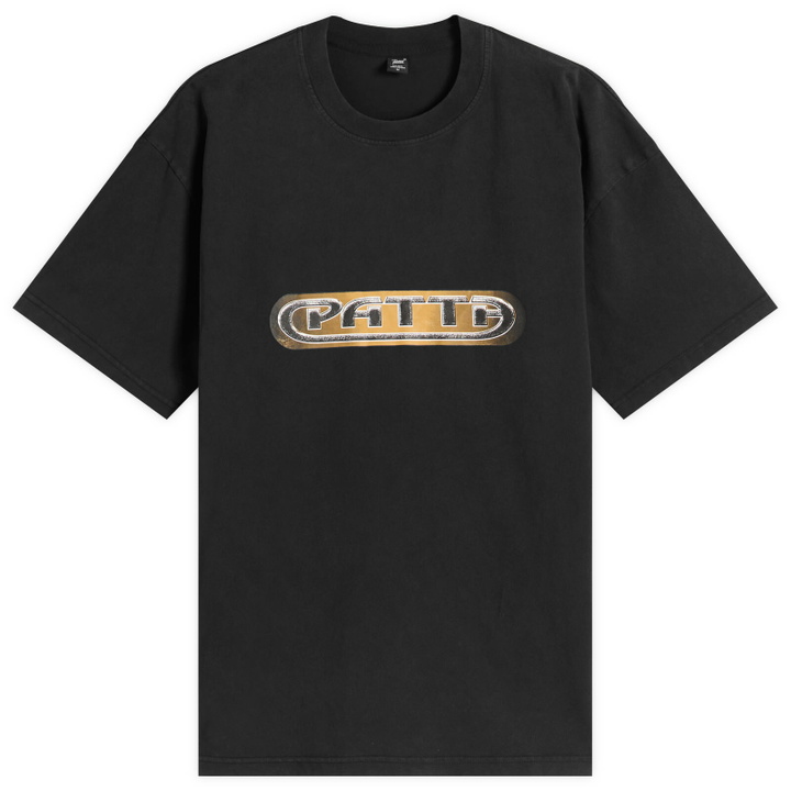 Photo: Patta Men's Gilded Acid Washed T-Shirt in Black