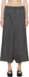 Comme des Garçons Comme des Garçons Gray Pinstripe Trousers