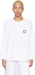 Craig Green White Eyelet Long Sleeve T-Shirt