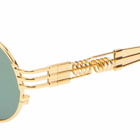 Jean Paul Gaultier Metal Frame Sunglasses in Gold
