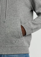 Valentino VLogo Appliqué Hooded Wool Sweatshirt Grey