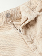 Marant - Jorje Wide-Leg Cotton and Linen-Blend Corduroy Trousers - Neutrals