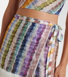 Missoni Fringed beach cover-up