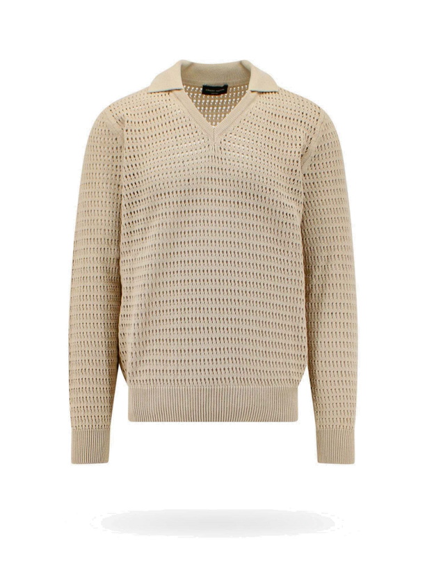 Photo: Roberto Collina Sweater Beige   Mens