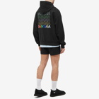 Pangaia 5 Logo Hoody in Black