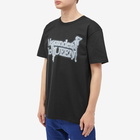 Alexander McQueen Men's Neon Skeleton T-Shirt in Black/White