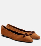 Loro Piana Primula suede ballet flats