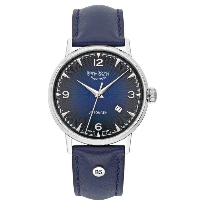 Photo: Bruno Sohnle Stuttgart Automatic Blue Dial Mens Watch 17-12173-361