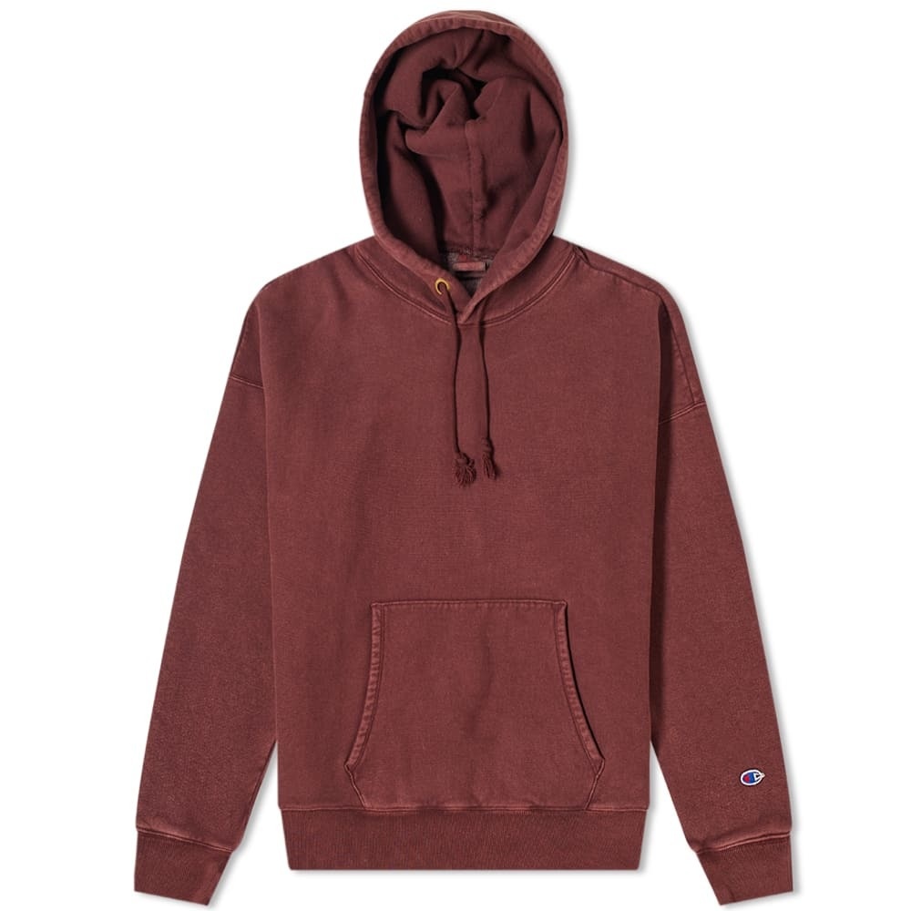 Photo: Champion Reverse Weave Garment Dyed Popover Hoody