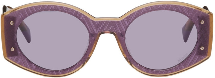 Photo: Missoni Purple Round Sunglasses