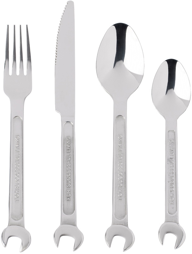 Photo: Seletti Stainless Steel Machine Cutlery Set