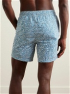 Onia - Charles Slim-Fit Long-Length Printed Swim Shorts - Blue