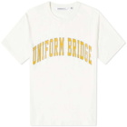 Uniform Bridge Men's Arch Logo T-Shirt in Off White