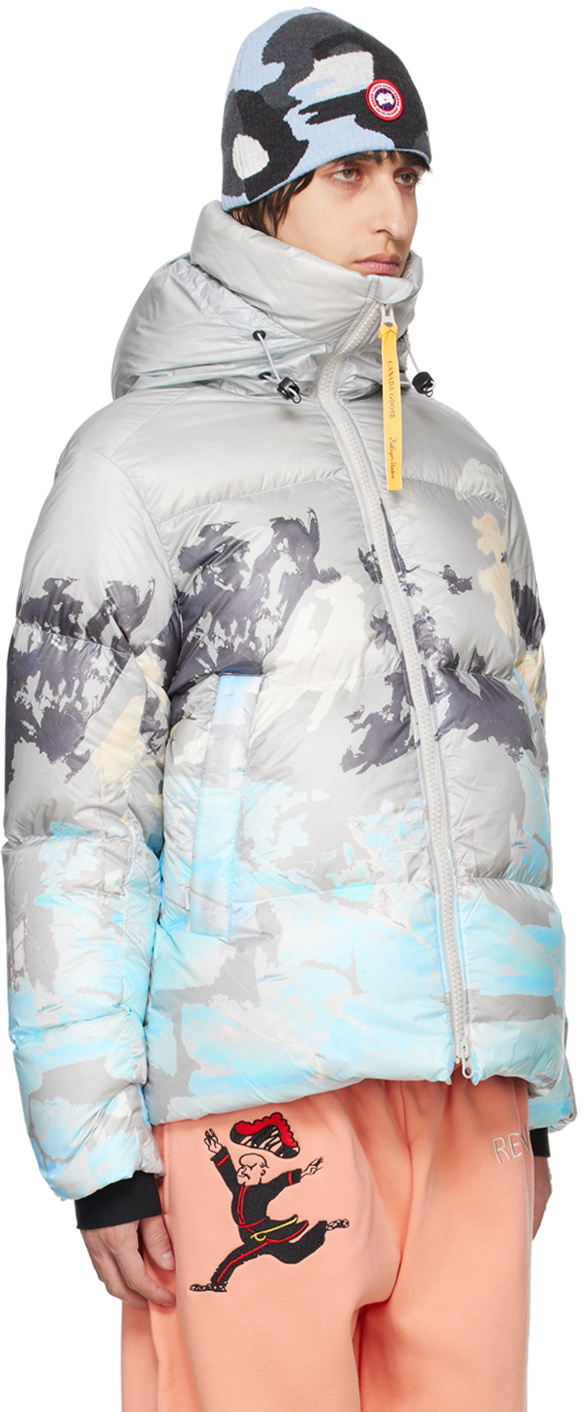 KidSuper Gray Crofton Down Jacket