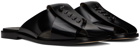 HEREU Black Corema Sandals