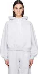 alexanderwang.t Gray Puff Logo Hoodie