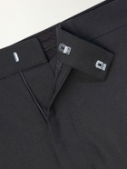 Favourbrook - Dalton Slim-Fit Straight-Leg Stretch-Wool Tuxedo Trousers - Black