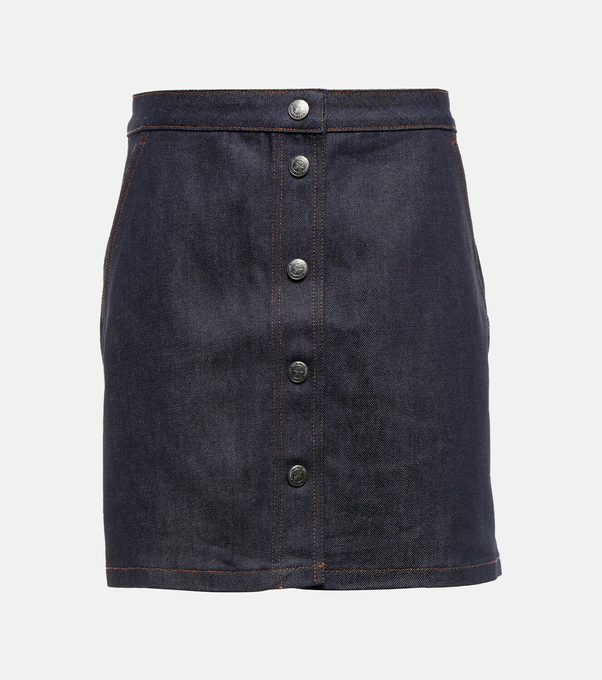 A.P.C|SKIRTS (Paula Denim Mini Skirt (COGDF F06367 IAI) A.P.C. - Paula denim miniskirt A.P.C.