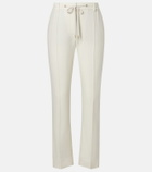 Eleventy Wool and cashmere tapered pants